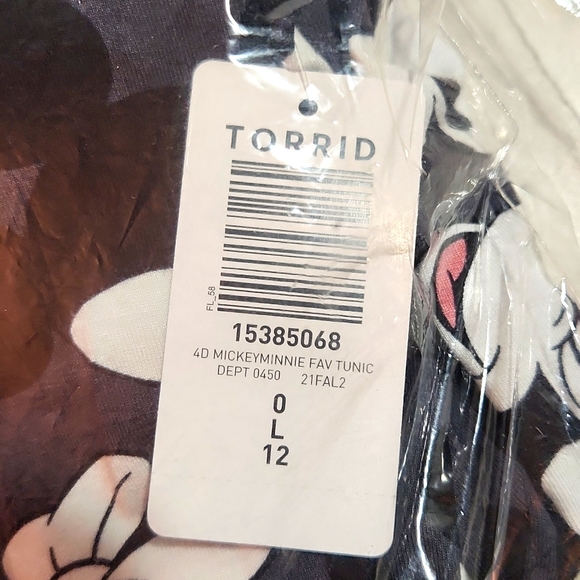 ❤️NWT VINTAGE TORRIID TUNIC DISNEY MICKEY MOUSE TEE GREY SUPER SOFT TUNIC - Picture 8 of 10